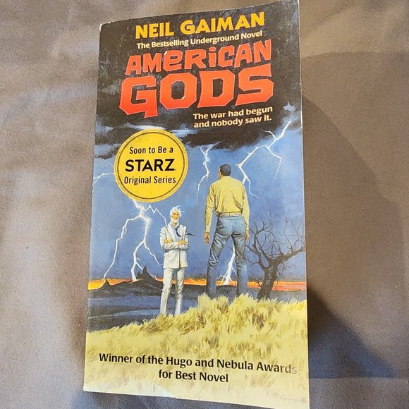 Neil Gaiman "American Gods" Paperback - Picture 2 of 7